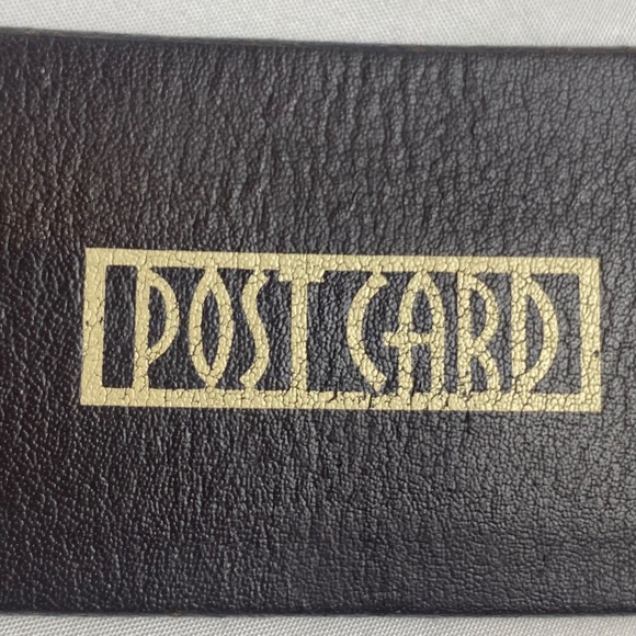 POST CARD  Brown Casual Leather wide belt Size 38 (PLEASE REVIEW MEASUREMENTS) - Picture 6 of 7